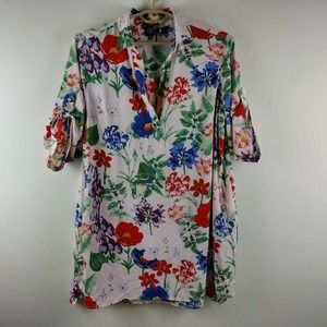 Chelsea & Theodore Floral Tunic - Multicolor